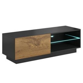 Halmar Livo TV stand, 120x40x38cm, Oak (V-PL-LIVO-RTV-120S-ANTRACYT/VOTAN) | Living room furniture | prof.lv Viss Online