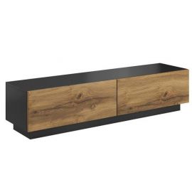 Halmar Livo TV stand, 160x40x38cm, Oak (V-PL-LIVO-RTV-160S-ANTRACYT/VOTAN) | Living room furniture | prof.lv Viss Online