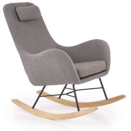 Halmar BOTAS Recliner Chair, 75x106x101cm, Fabric, Grey (V-CH-BOTAS-FOT) | Rocking chairs | prof.lv Viss Online