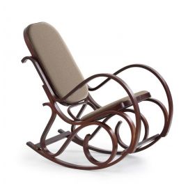 Šūpuļkrēsls Halmar MAX, 52x90x95cm, audums, brūns (V-CH-MAX_BIS_PLUS-FOT_BUJANY-ORZECH) | Šūpuļkrēsli | prof.lv Viss Online