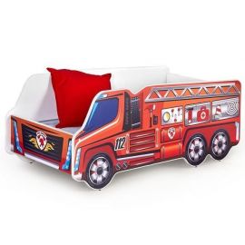 Пожарная машина Halmar детская кровать, 148x74x58 см, с матрасом, многоцветная (V-PL-FIRE_TRUCK-LOZ) | Кровати с матрасом | prof.lv Viss Online