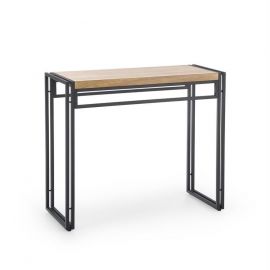 Halmar Bolivar Writing Desk, 90x35x76cm, Black, Oak (V-CH-BOLIVAR-KN1) | Dressing tables | prof.lv Viss Online