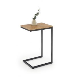 Журнальный столик Halmar Nisa, 40x30x60 см, черный, натуральное дерево (V-CH-NISA-LAW) | Столы | prof.lv Viss Online