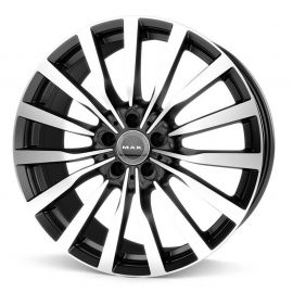 Mak Krone Alloy Wheels 8x18, 5x130 Black (F8080KNBM41N2) | Mak | prof.lv Viss Online