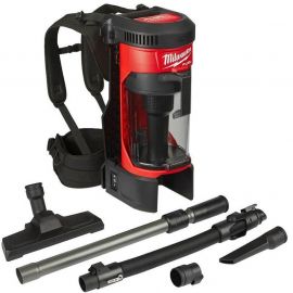 Milwaukee Cordless Backpack Vacuum Cleaner M18 FBPV-0, 18V, without battery and charger (4933464483) | Washing and cleaning equipment | prof.lv Viss Online