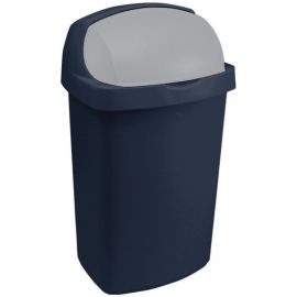 Корзина для мусора Curver Roll Top 50 л, 40,7x30,6x72,5 см, темно-синяя (0803977266) | Контейнеры | prof.lv Viss Online