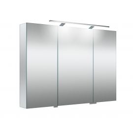 Шкаф Raguvos Baldai Garda 100 с зеркалом и боковыми зеркалами (2102700) NEW | Зеркальные шкафы | prof.lv Viss Online
