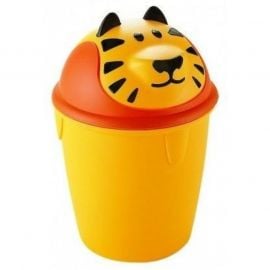 Curver waste bin Tiger Ø26,5x38,5cm, yellow (0807123307) | Trash cans | prof.lv Viss Online