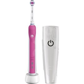 Braun Oral-B Pro 750 Электрическая зубная щетка розовая/белая (PRO 750 розовая/белая) | Oral-b | prof.lv Viss Online