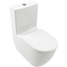 Tualetes Pods Villeroy & Boch Subway 3.0 rimless, ar SC/QR vāku, balts (KK Subway 3.0 W) | Villeroy & Boch | prof.lv Viss Online