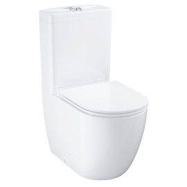 Tualetes Pods Grohe BauCeramic Rimless Soft Close Quick Release Ar Vāku Balts (KK BAUCERAMIC FL A) | Toilets | prof.lv Viss Online