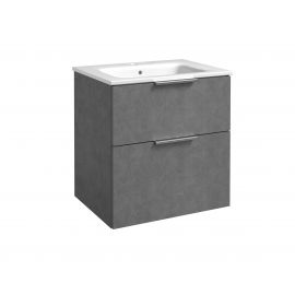 Raguvos Furniture Grand 61 Bathroom Sink with Cabinet Concrete (21113314) | Raguvos Baldai | prof.lv Viss Online