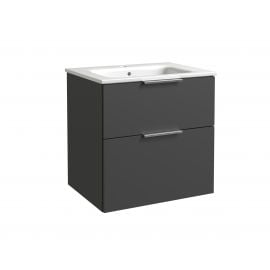 Raguvos Furniture Grand 61 Bathroom Sink with Cabinet Graphite (21113322)
