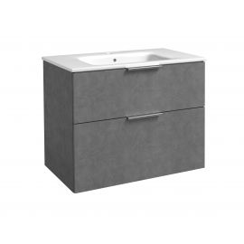 Raguvos Furniture Grand 81 Bathroom Sink with Cabinet Concrete (21113514) | Raguvos Baldai | prof.lv Viss Online