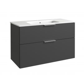 Raguvos Furniture Grand 101 Bathroom Sink with Cabinet Graphite (21113722)