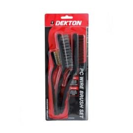 Dekton Brush Set 3pcs (DT85980) | Wire brushes | prof.lv Viss Online