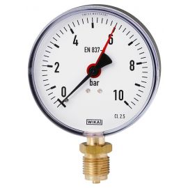 Wika Pressure Gauge with Bottom Connection 1/2