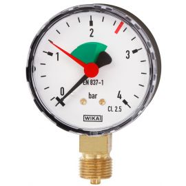 Wika Pressure Gauge with Bottom Connection 1/4