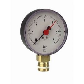 Afriso Pressure Gauge ½’, 160 mm, 0-6 bar, vert. (85264201) | Heating system equipment | prof.lv Viss Online