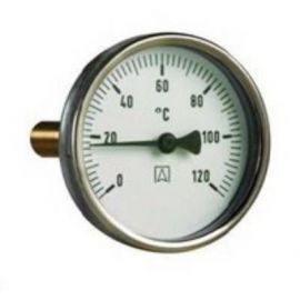 Биметаллический термометр Afriso ½’, 100 мм, длина 40 мм, 120°C (63811) | Оборудование для система отопления | prof.lv Viss Online