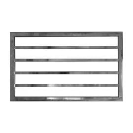 Rosela Dona Towel Radiator 800x490mm, Stainless Steel, 4751005512123 | Towel heaters for hot water and heating | prof.lv Viss Online