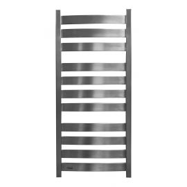 Rosela Marlin B Towel Warmer Curved 420x1000mm, Stainless Steel, Matte Finish, 4751005512192 | Towel heaters for hot water and heating | prof.lv Viss Online