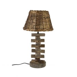 Galda lampa Seawoods, H50cm, E27, 40W, brūns (84395) | Galda lampas | prof.lv Viss Online