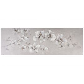 Home4You Oil Painting 50x150cm, White Orchids (77353) | Interior items | prof.lv Viss Online