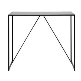 Home4You Seaford Bar Table, 120x60cm, Black, Grey (5713941074584) | Bar tables | prof.lv Viss Online