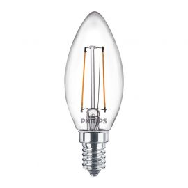 Philips LED лампочка Classic 2W (25W), 250lm, B35, E14, WW CL ND (PH LED SV 7531) | Лампы | prof.lv Viss Online