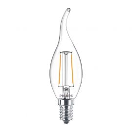 Philips LED лампочка Classic 2W (25W), 250lm, BA35, E14, WW CL ND (PH LED SV 3190) | Лампы | prof.lv Viss Online