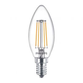 Philips LED Bulb Classic 4.3W (40W), 470lm, B35, E14, WW CL ND (PH LED SV 3077) | Philips | prof.lv Viss Online