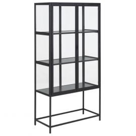Home4You Seaford Shelf, 77x35x150cm, Black (AC20550) | Shelves | prof.lv Viss Online