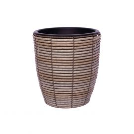Home4You Flower Basket Wicker 28x30cm, Grey (38065) | Flower pots | prof.lv Viss Online