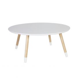Home4You Foxy Coffee Table, 80x80x35.5cm, White, Oak (13955) | Coffee tables | prof.lv Viss Online