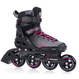 Tempish Wox Lady Leisure Inline Skates for Kids Black/Grey/Raspberry | Roller skates | prof.lv Viss Online