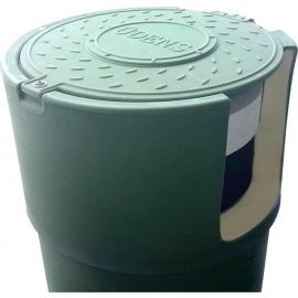 Rotons PM 500 polyethylene water meter pit with a hinged lid, for green zone 991204 | Rotons | prof.lv Viss Online