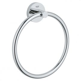 Grohe Essentials New towel ring, chrome, 40365001 | Towel holders | prof.lv Viss Online