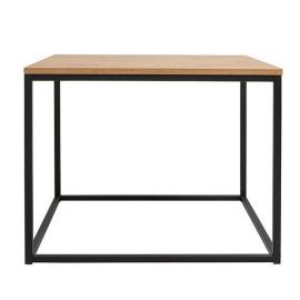 Черно-красно-белый кофейный столик Aroz, 69x69x69 см, черный, дуб | Журнальные столики | prof.lv Viss Online