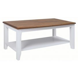 Black Red White Coffee Table, 110x65x65cm, White, Oak (S423-LAW/110-ACZ/BI) | Coffee tables | prof.lv Viss Online