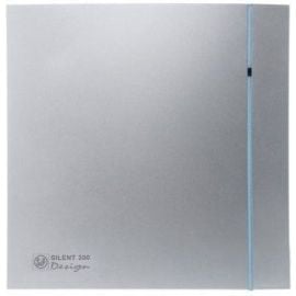 Soler & Palau Ventilators Silent-300 CZ SILVER DESIGN silver, (220-240V 50), With backdraft damper and bearings, 5210317300 | Delivery by parcel | prof.lv Viss Online