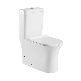 Tualetes Pods Domoletti MT121B ar SC vāku, Balts (502349096) | Toilet bowls | prof.lv Viss Online