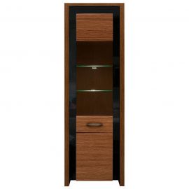 Black Red White Display cabinet AROSA, 64.5x40x200.5cm | Display cabinets | prof.lv Viss Online