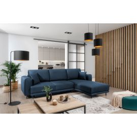 Eltap Dalia Cloud Corner Pull-Out Sofa 190x289x95cm, Blue (CO-DAL-RT-40NU) | Corner couches | prof.lv Viss Online