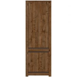 Черно-красно-белый гардеробный шкаф Kada, 69x45.5x204.5 см, орех (S404-REG2D-DARL) | Шкафы для одежды | prof.lv Viss Online