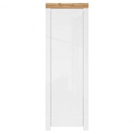 Шкаф для одежды Black Red White Holten, 68,5x37x203,5 см, белый (S440-REG1D/200-BI/DWO/BIP) | Мебель для спальни | prof.lv Viss Online
