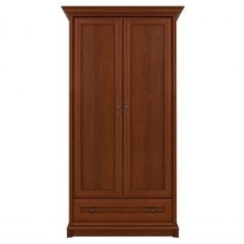 Шкаф для одежды Black Red White Kent, 110x65.5x204.5 см, орех (S10-ESZF2D1S-KA) | Шкафы для одежды | prof.lv Viss Online