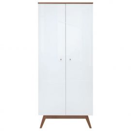 Шкаф для одежды Black Red White Heda, 85x54x194.5 см, белый, дуб (S385-SZF2D-BI/MSZ/BIP) | Шкафы для одежды | prof.lv Viss Online