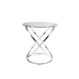 Signal Eos Glass Coffee Table, 52x52x56cm, Transparent (EOSCTCH) | Signal | prof.lv Viss Online