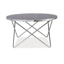 Столик для кофе Signal Fabia из стекла, 85x85x46 см, черный (FABIABCCH) | Стеклянные столы | prof.lv Viss Online